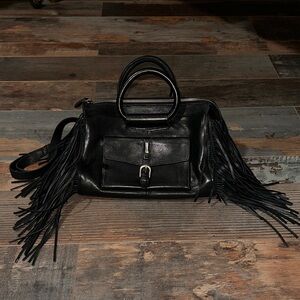 Latico Frisco Black Leather Handbag
